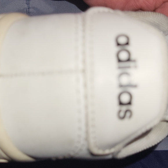 Adidas Kids White and Black Striped Sneakers - Picture 4 of 4